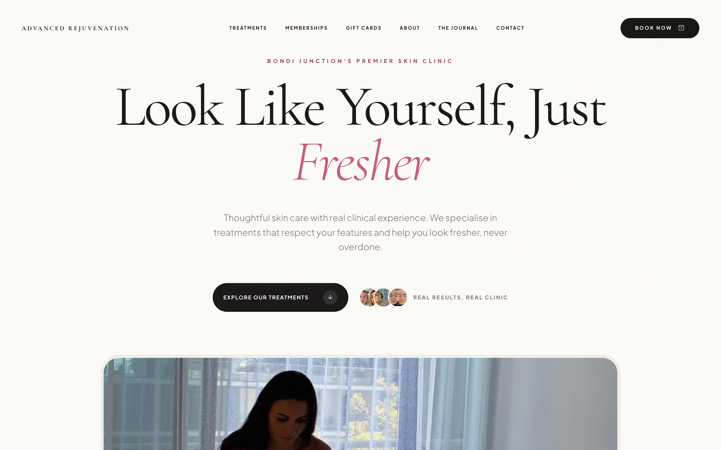 Advanced Rejuvenation website