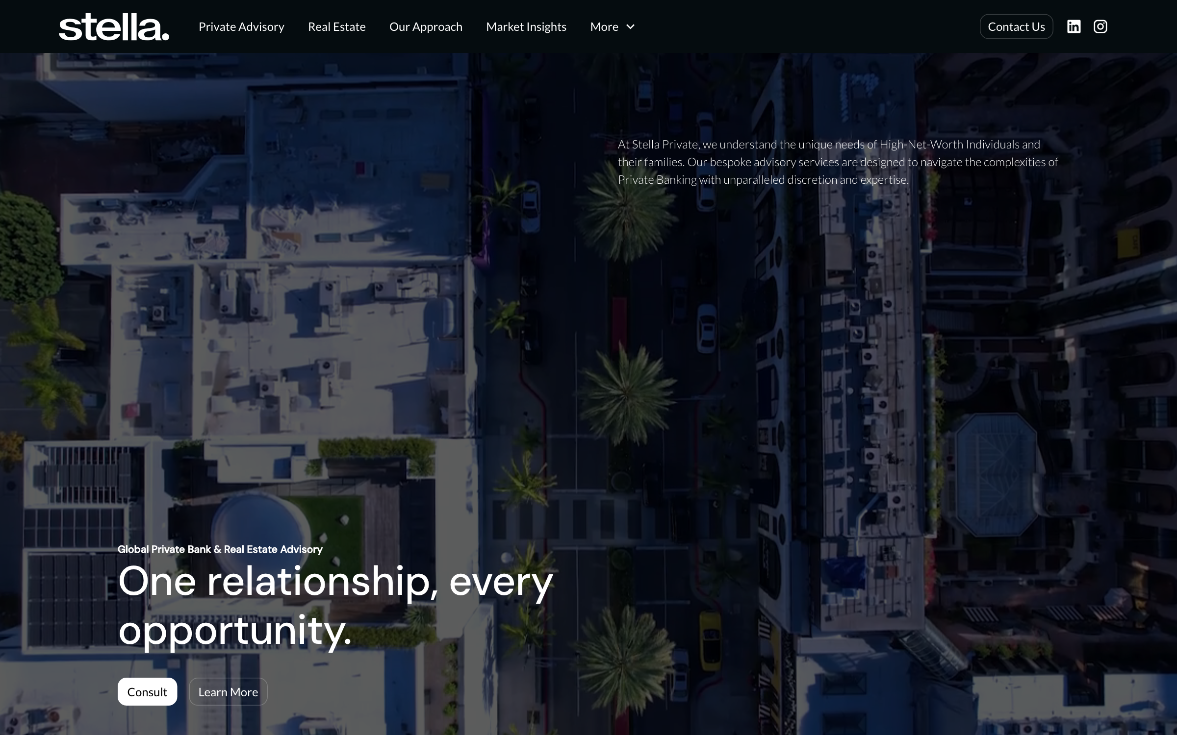 Stella Private website